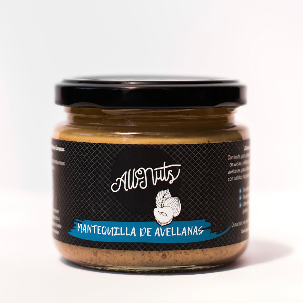 MANTEQUILLA DE AVELLANAS 200 G - ALLNUTS 