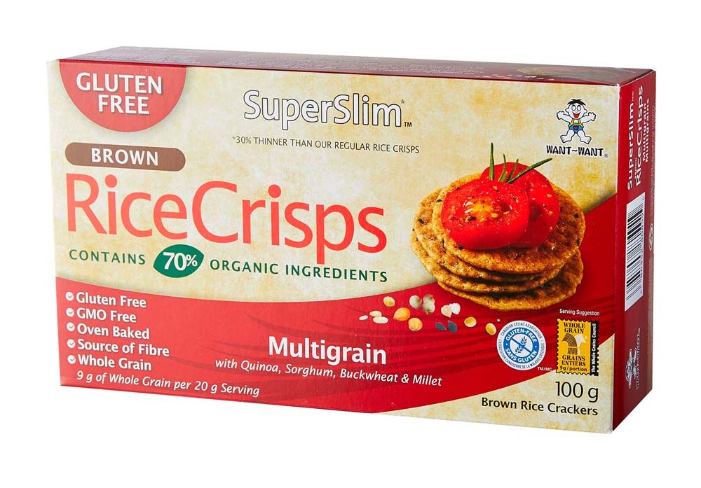 RICE CRISPS MULTIGRANO 100 G - SUPER SLIM - LATAM