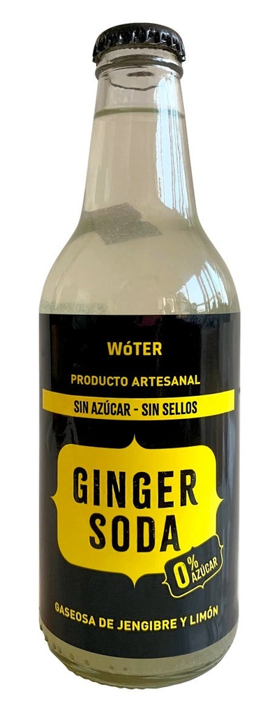 GINGER SODA 0% (SIN AZUCAR) 330CC