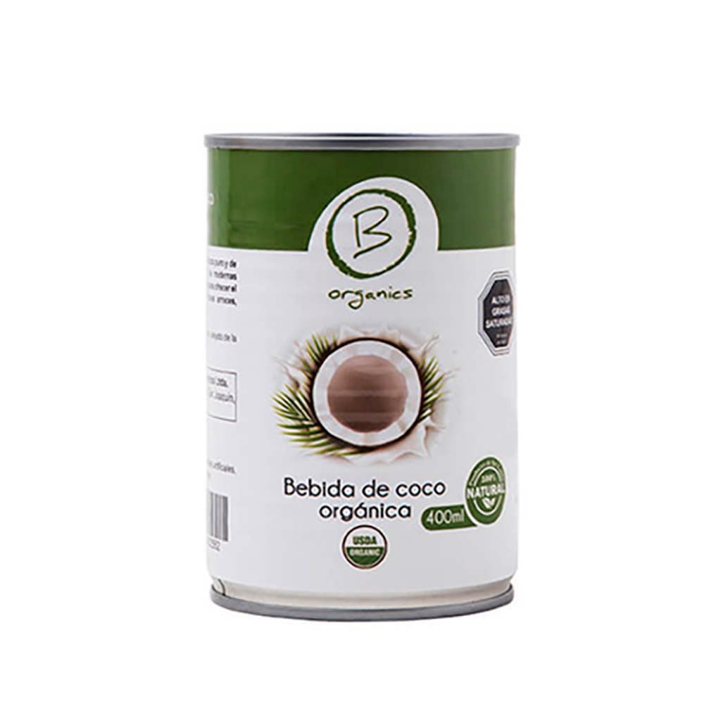 BEBIDA DE COCO ORGANICA 400ML (VERDE)