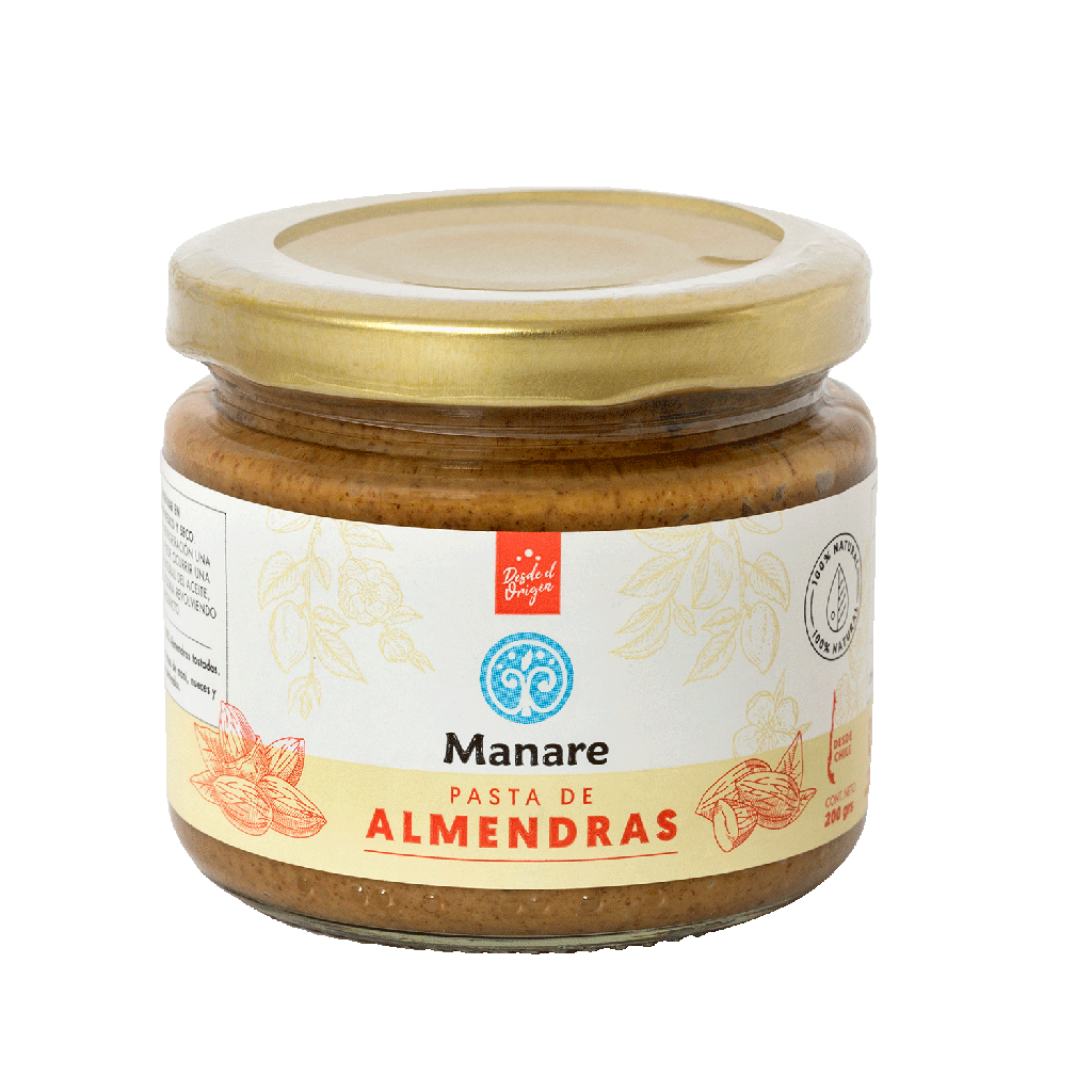 MANTEQUILLA ALMENDRAS 200 GRS