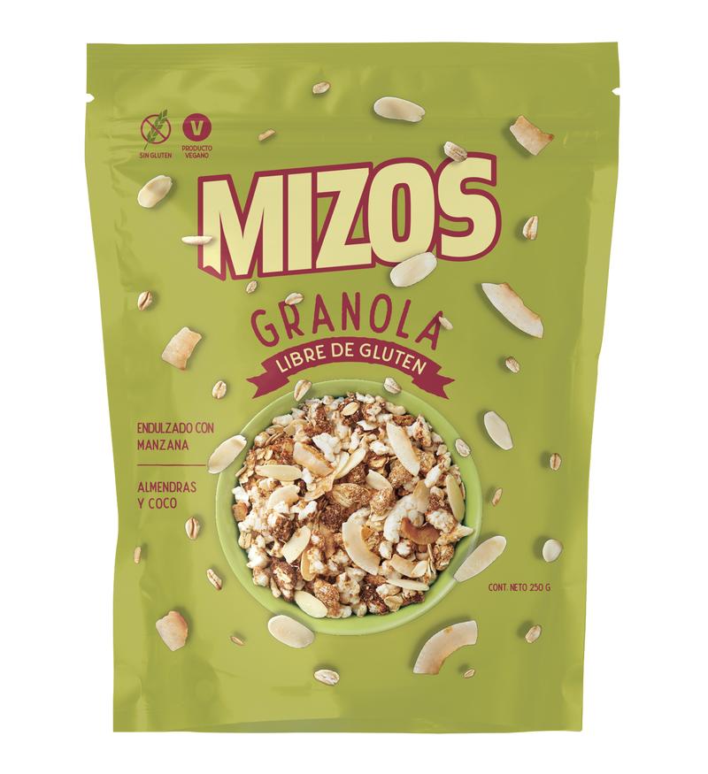 GRANOLA ALMENDRA COCO 250 G - MIZOS 