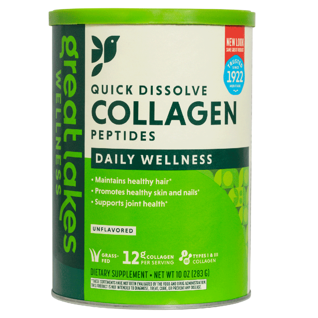 COLLAGEN PEPTIDES DAILY WELLNESS 283 G - GREAT LAKES WELLNESS- MANARE