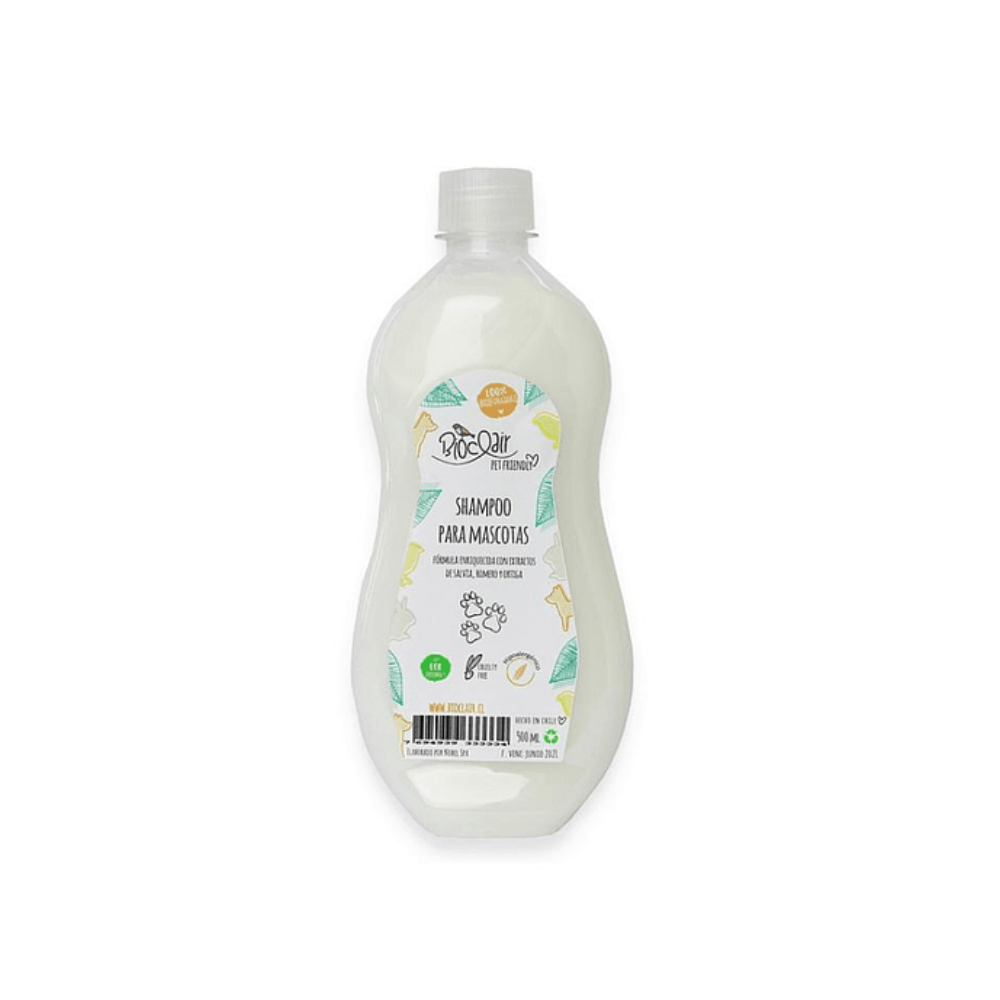 SHAMPOO HIPOALERGÉNICO PARA MASCOTAS 500 ML - BIOCLAIR 