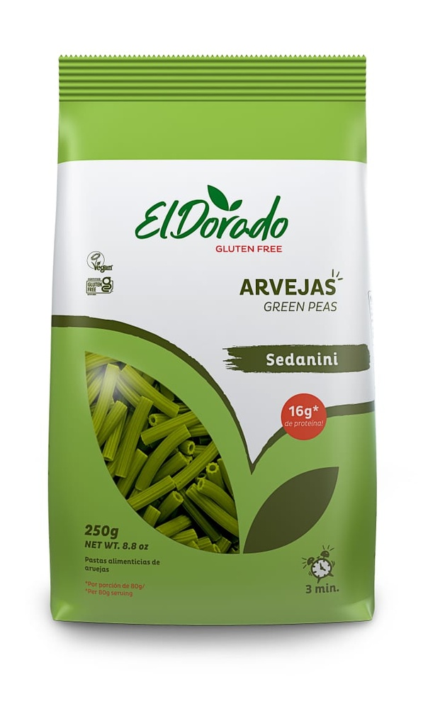 PASTA DE ARVEJAS SEDANI 250 G - EL DORADO 