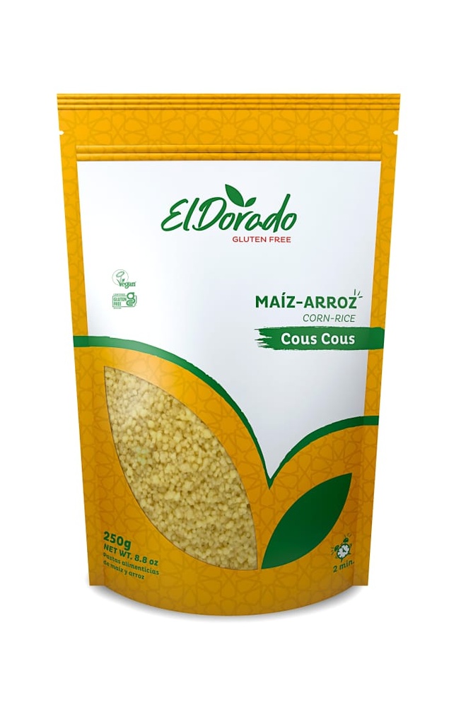 COUS COUS DE MAIZ Y ARROZ 250 G - EL DORADO 