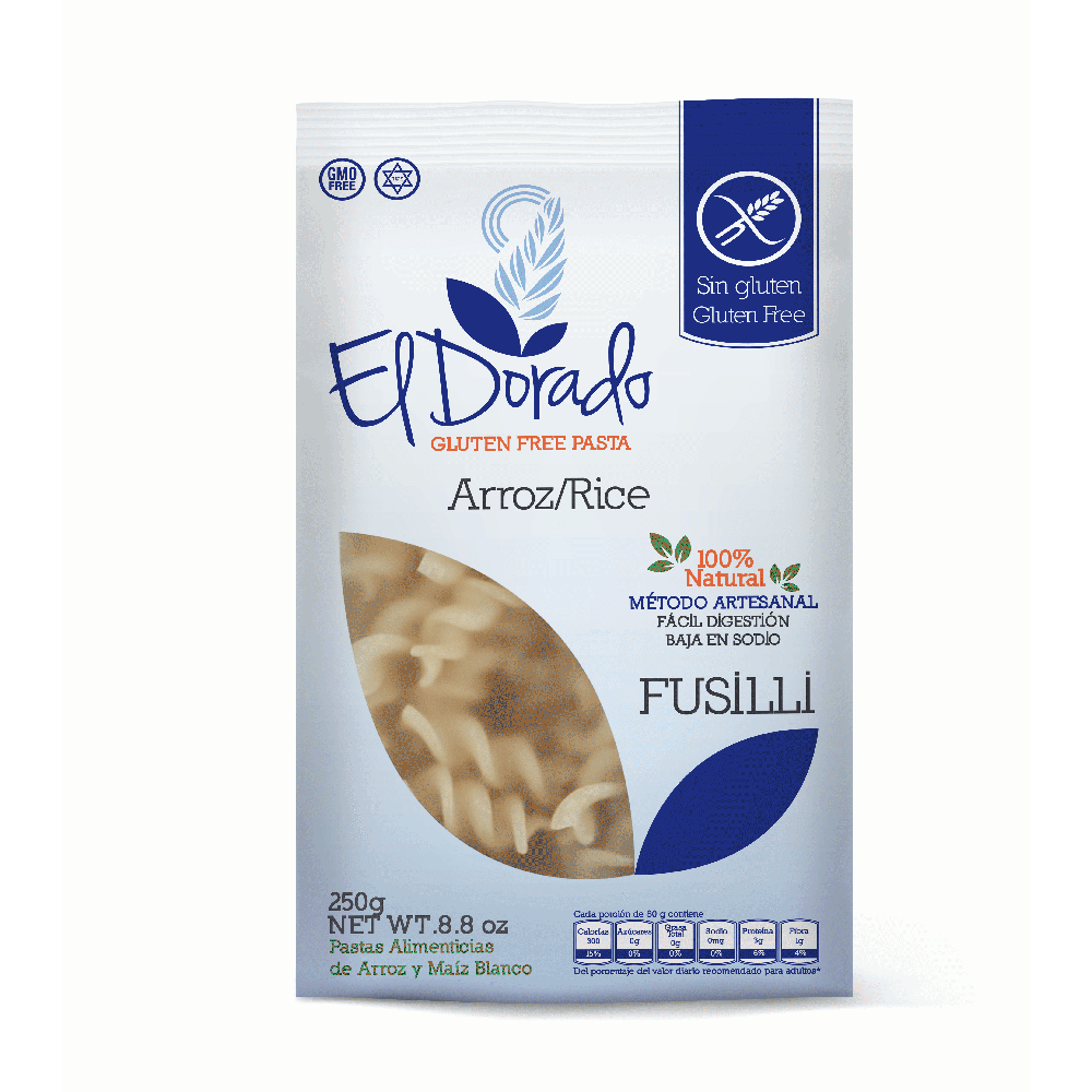 FUSILLI ARROZ 250G