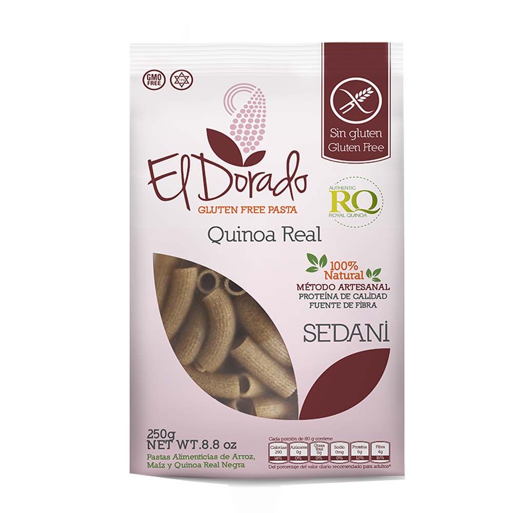 PASTA DE QUINOA REAL SEDANI 250 G - EL DORADO 