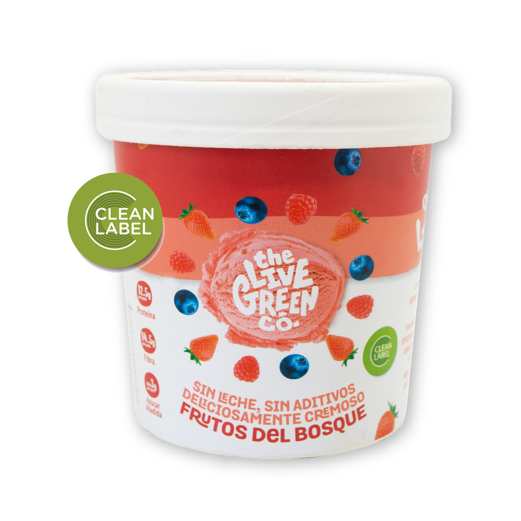 HELADO FRUTOS DEL BOSQUE 315 G - THE LIVE GREEN CO 