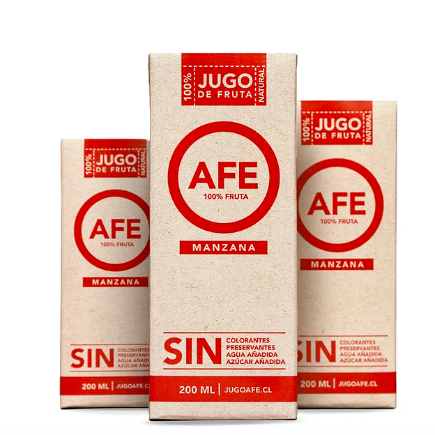 JUGO DE MANZANA 200 ML (PACK3 UN) - AFE 