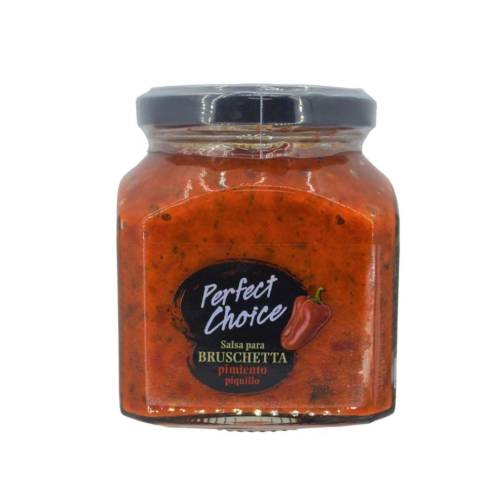 BRUSCHETTA DE PIMIENTO PIQUILLO 280 G - PERFECT CHOICE 