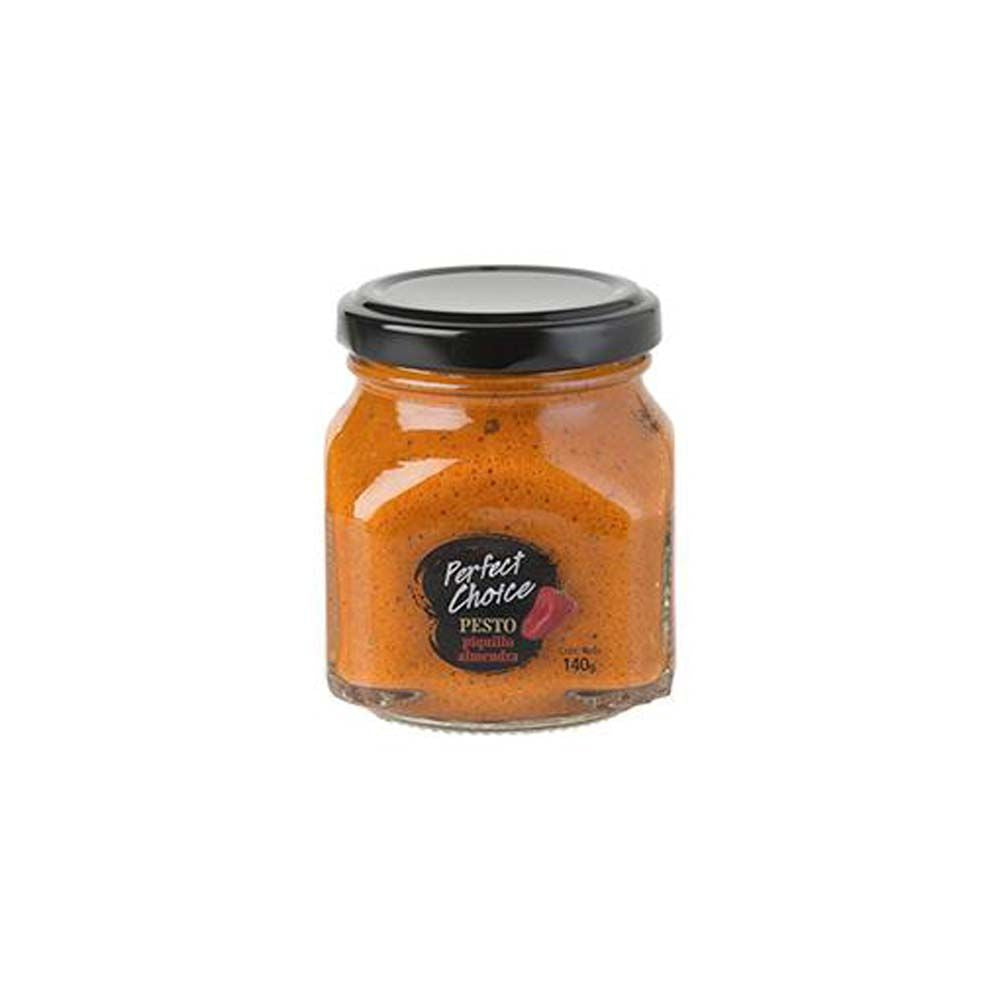 PESTO PIQUILLO Y ALMENDRAS 140 G - PERFECT CHOICE 