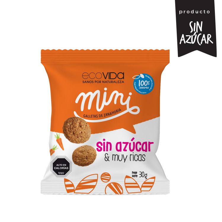 GALLETAS MINI ZANAHORIA 30 G - ECOVIDA 