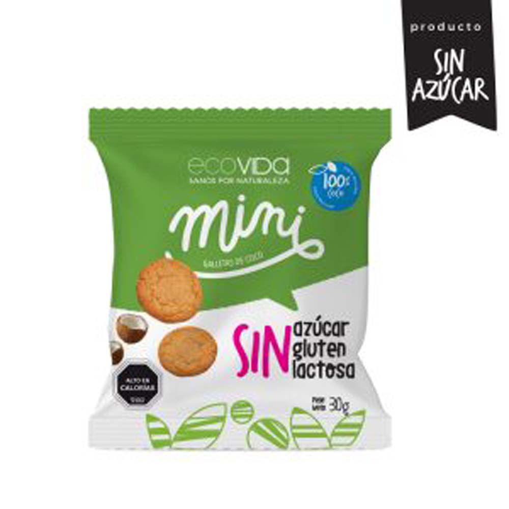 GALLETAS COCO SIN GLUTEN SIN AZUCAR 30G