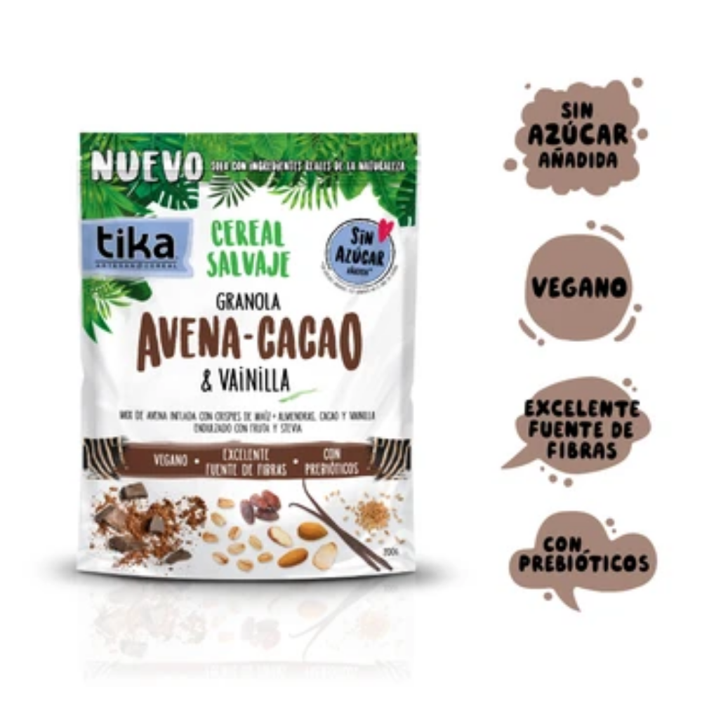 CEREAL SALVAJE AVENA - CACAO 200G