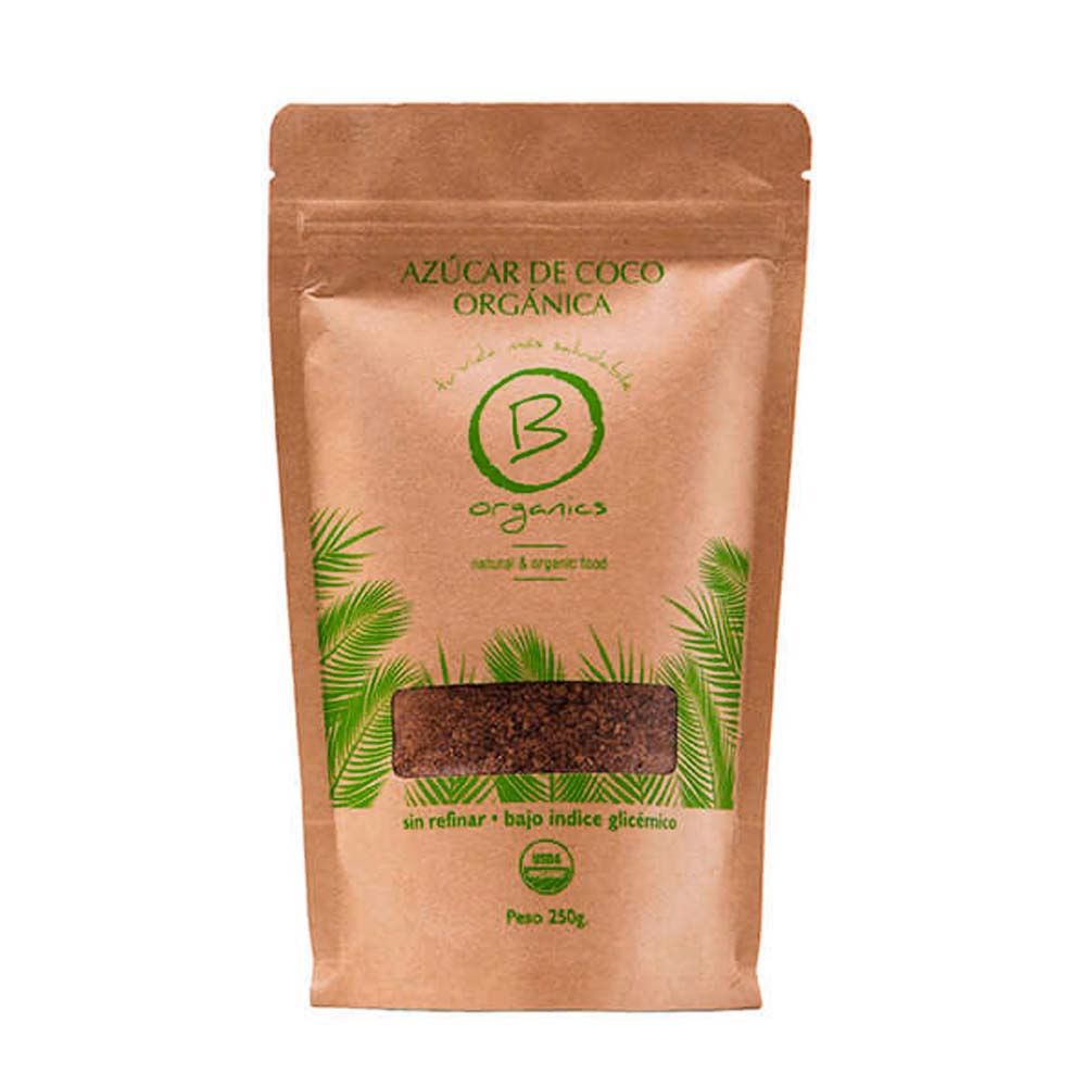 AZUCAR DE COCO ORGÁNICA 250 G - Be ORGANICS