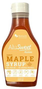 ALUSWEET MAPLE SYRUP 320 G - BIOFOODS