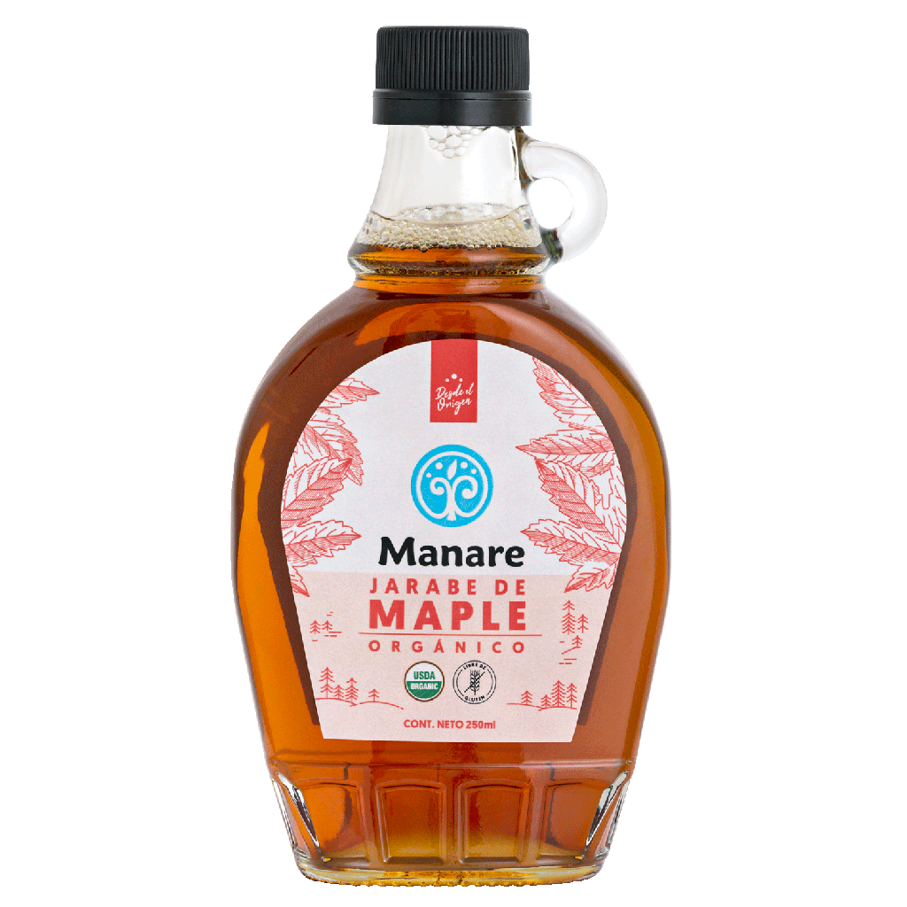 JARABE DE MAPLE O MAPLE SYRUP ORGANICO 250ML