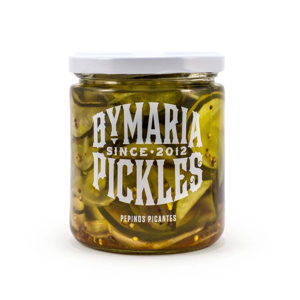 PEPINOS PICANTES 430 G - BYMARIA 