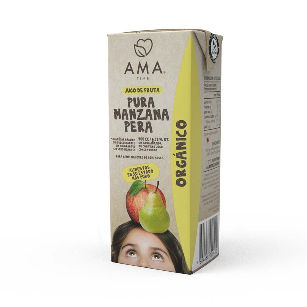 JUGO 200ML MANZANA PERA