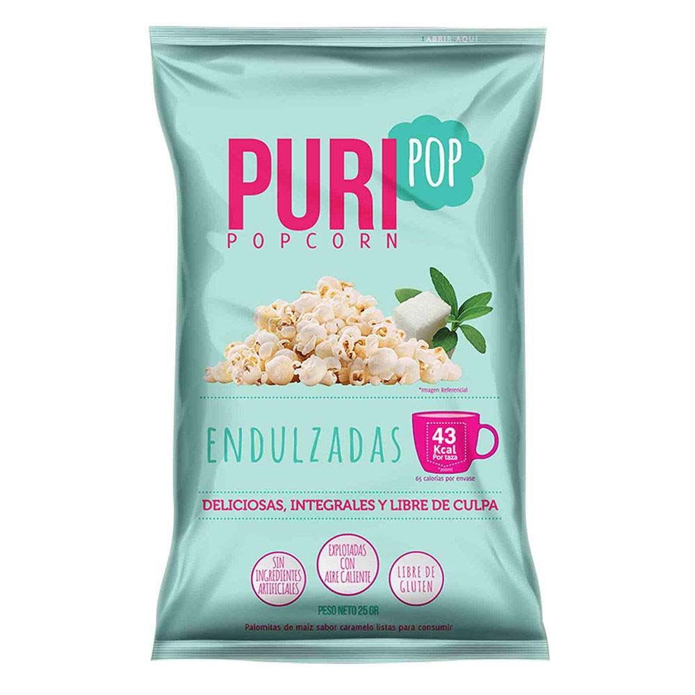 POPCORN ENDULZADAS 25 G - PURIPOP 