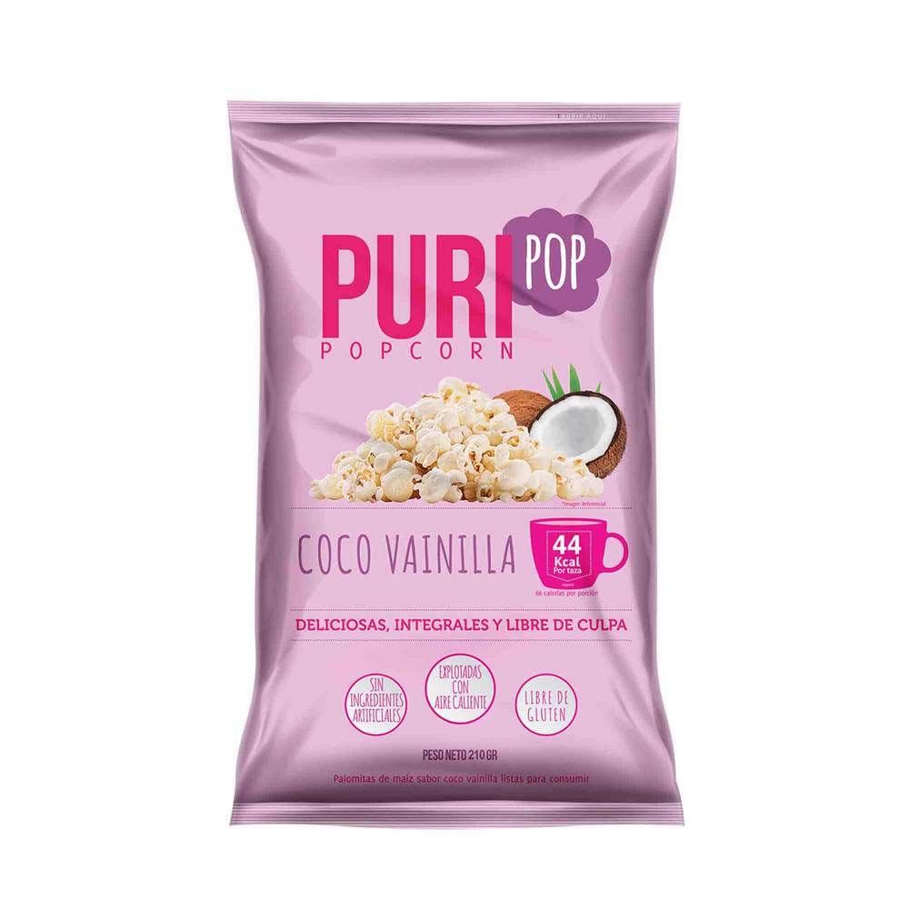 POPCORN COCO VAINILLA 210 G - PURIPOP 