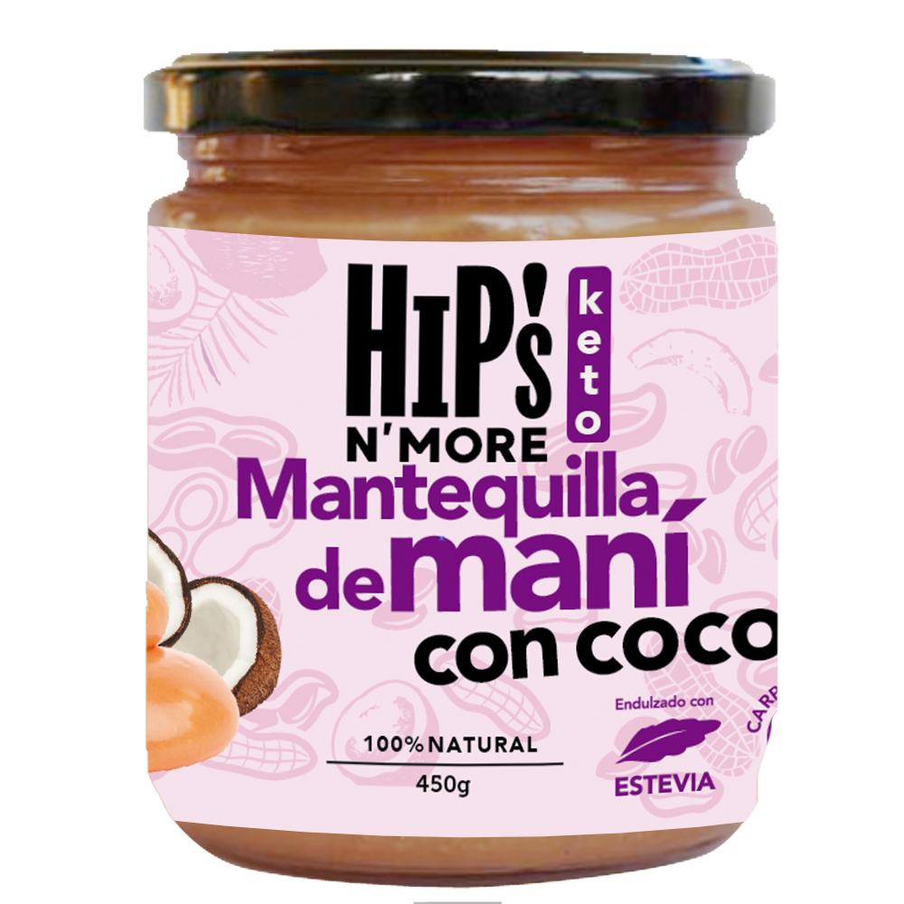 MANTEQUILLA MANI COCO 450GRS