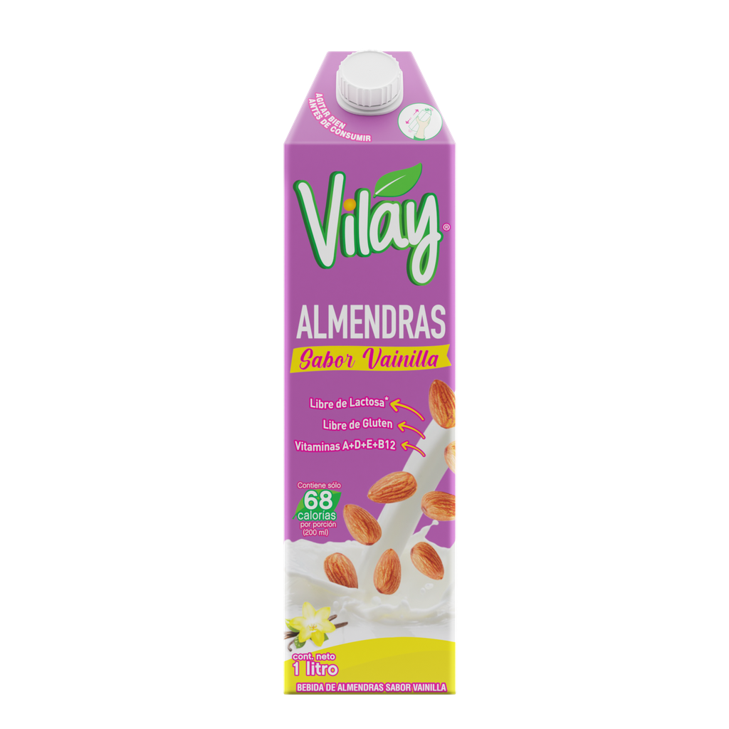 ALIMENTO DE ALMENDRAS VAINILLA 1 LT VILAY