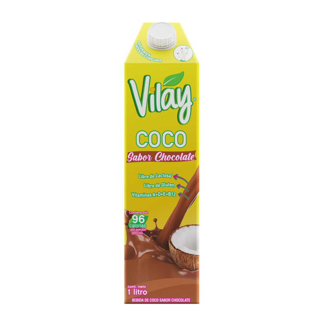 ALIMENTO DE COCO CHOCOLATE 1 LT VILAY