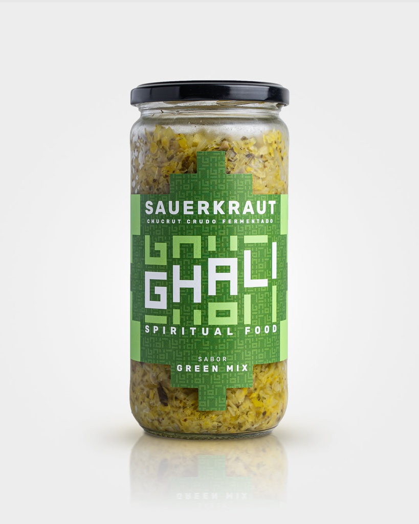 SAUERKRAUT GREEN MIX 580GR