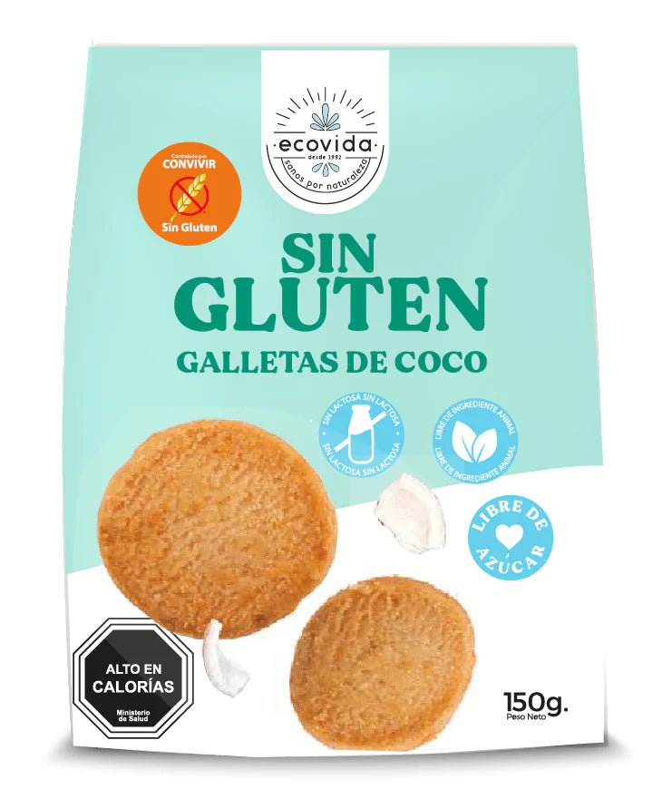 GALLETAS COCO SIN GLUTEN SIN AZUCAR 150G