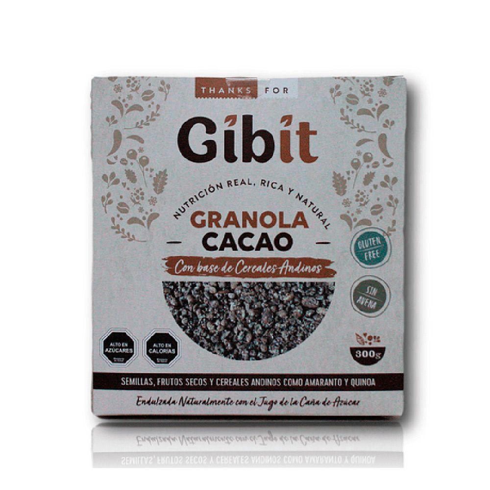 GRANOLA CACAO 300 G - GIBIT 