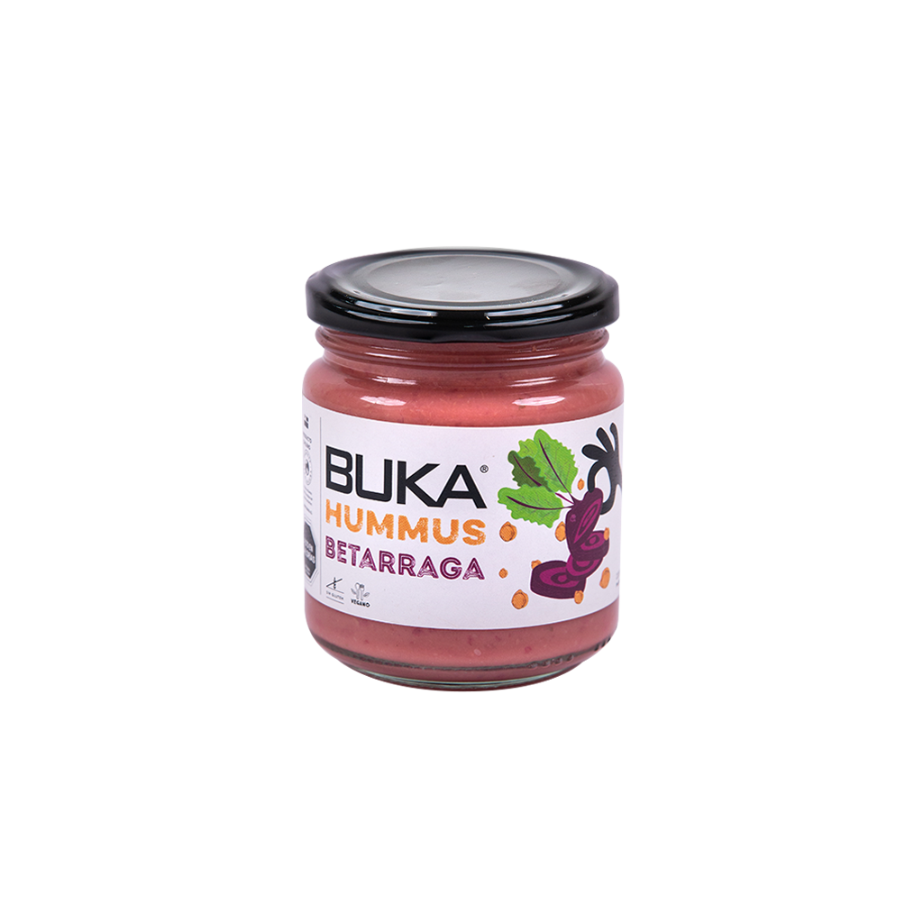 DIP HUMMUS BETERRAGA 220 G - BUKA 