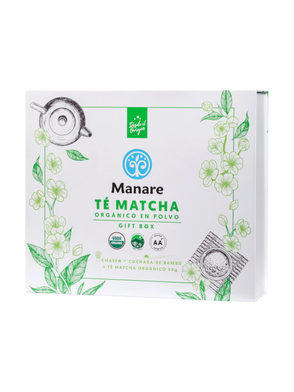 TÉ MATCHA GIFT BOX ORGÁNICO 50 G - MANARE 