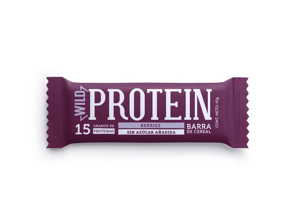 WILD PROTEIN BAR BERRIES 45 G (5U) - WILDFOODS 