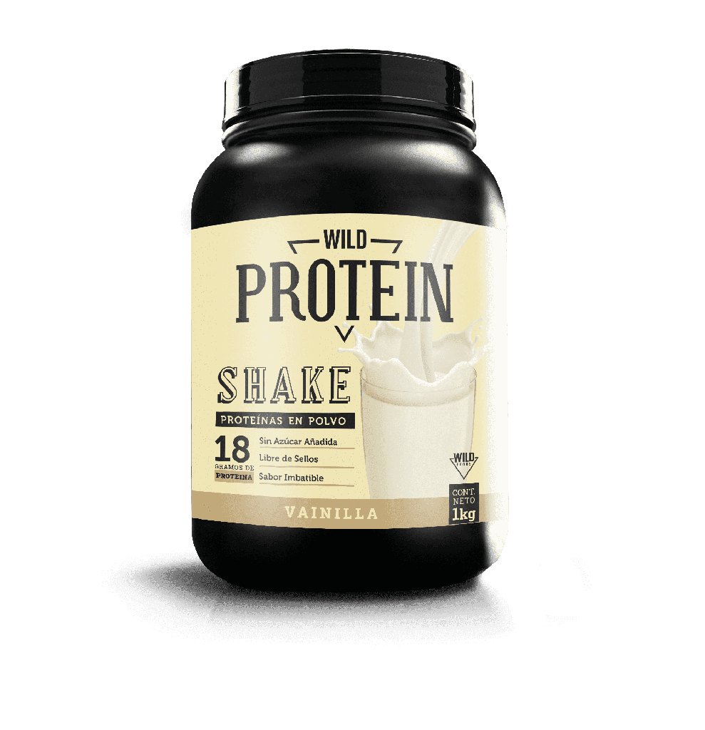 PROTEÍNA WHEY EN POLVO VAINILLA 1000 G - WILDFOODS 