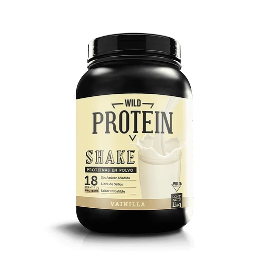 PROTEÍNA WHEY EN POLVO VAINILLA 350 G - WILDFOODS 