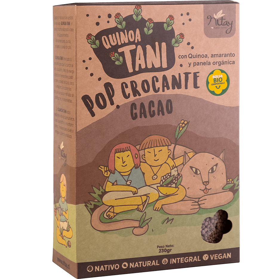 POP CROCANTE CACAO 230 GR NITAY