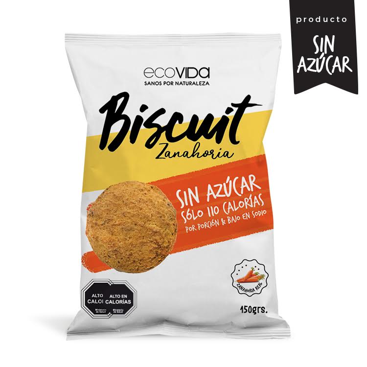 BISCUIT GALLETA ZANAHORIA 150GRS ECOVIDA