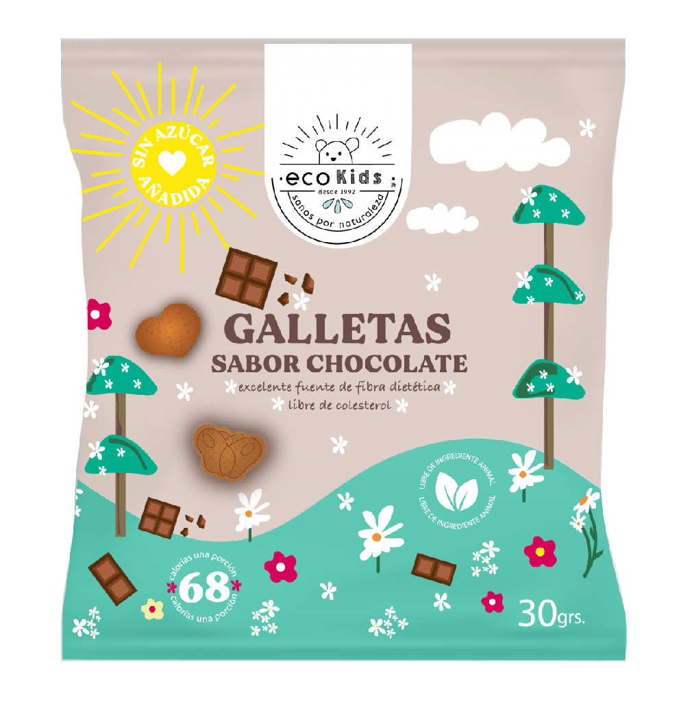 GALLETA CHOCOLATE  SIN SELLOS 30 GRS