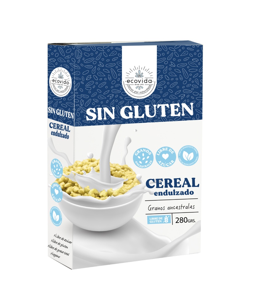 CEREAL ENDULZADO SIN GLUTEN 280 G - ECOVIDA 