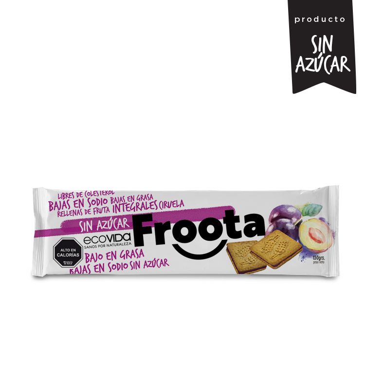 GALLETA FROOTA CIRUELA SIN AZUCAR 150 G - ECOVIDA 