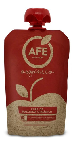 PURÉ MANZANA ORGANICO 90 G - AFE 