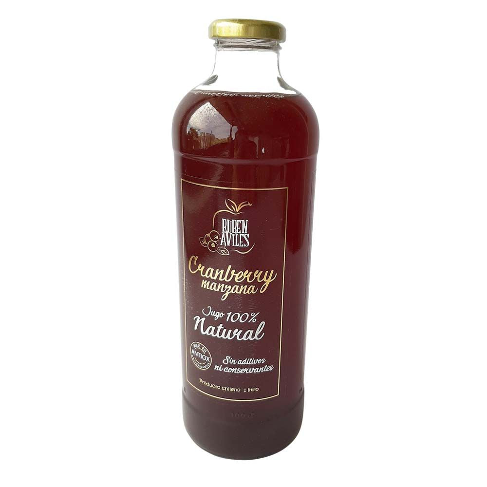 Jugo natural manzana cranberry 1000ml Ruben aviles