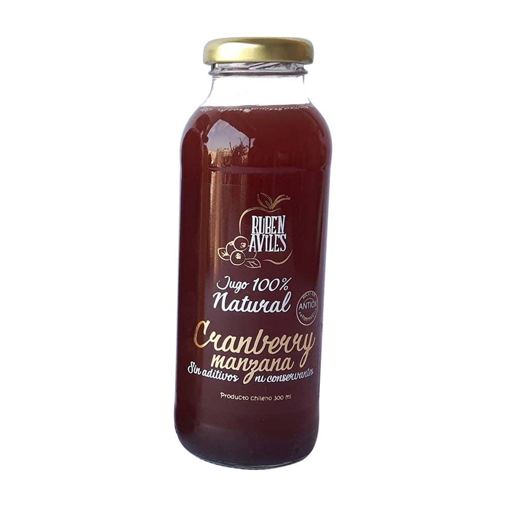 Jugo natural manzana cranberry 300ml Ruben aviles