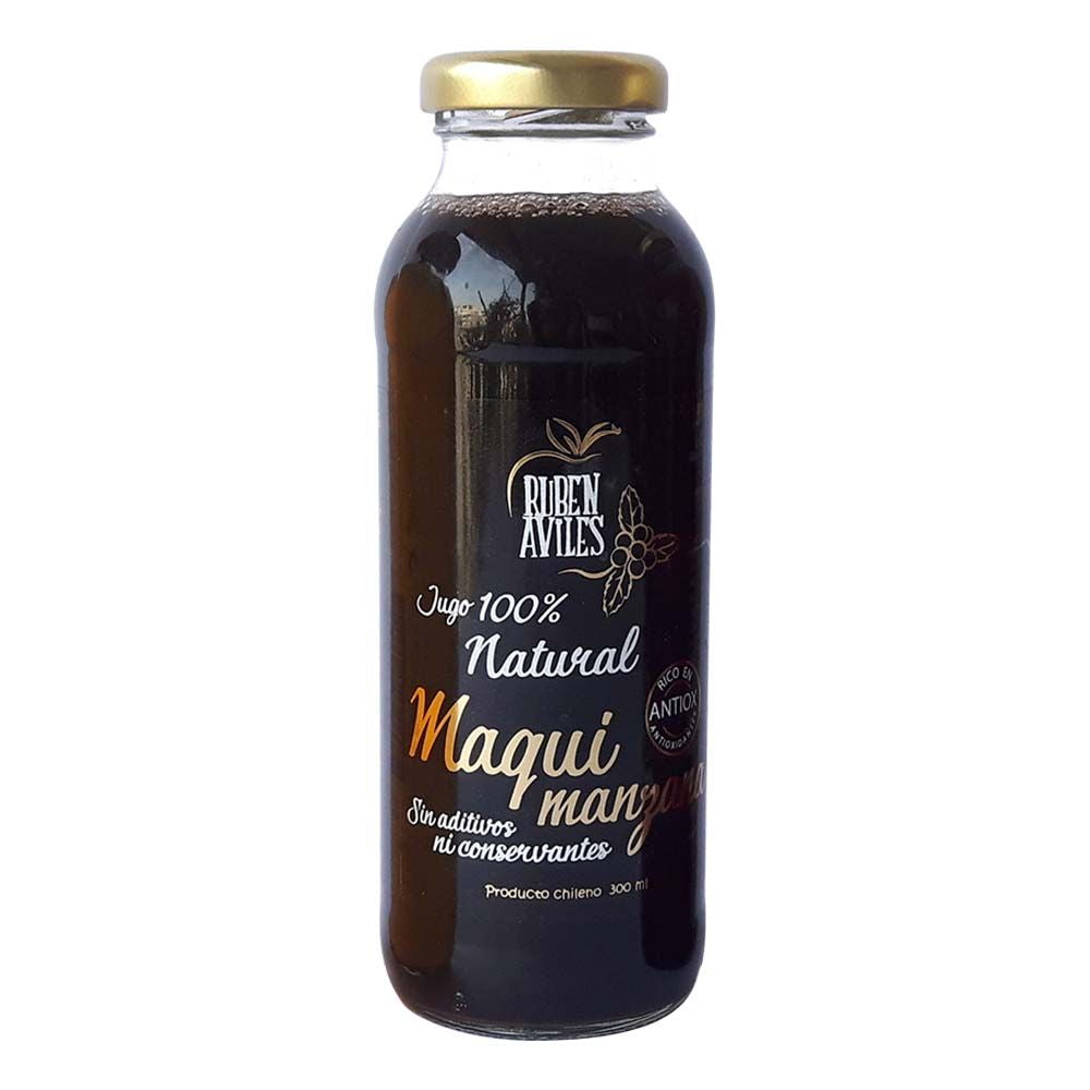 Jugo natural manzana maqui 350ml Ruben aviles