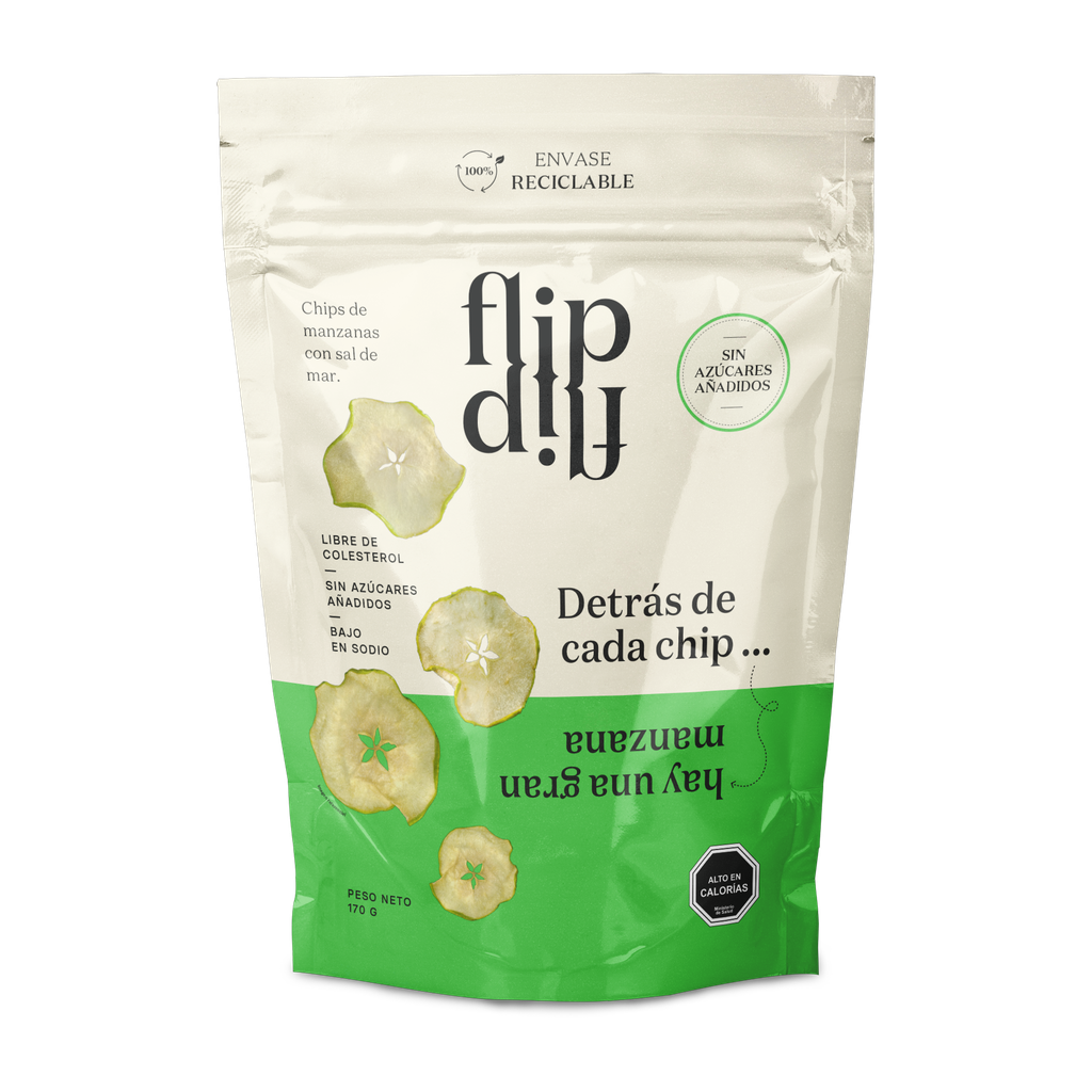 CHIPS DE MANZANA 170GR  - FLIP