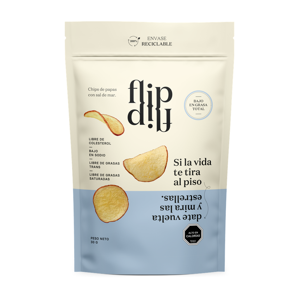 CHIPS CON SAL DE MAR 30GR  - FLIP