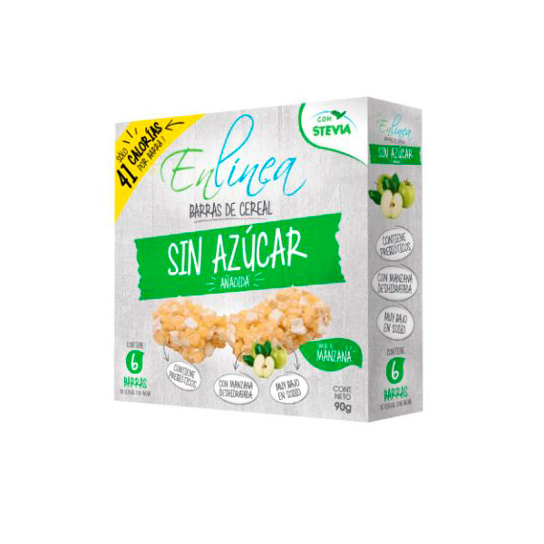 BARRA DE CEREAL MANZANA 90 GR