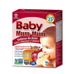 [LATAM] BABY MUM MUM   MANZANA Y CALABAZA 50 G - - LATAM